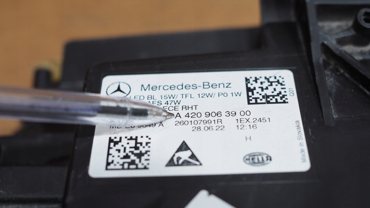 Frontscheinwerfer Mercedes-Benz Citan W420 A4209063900 LED Rechts Headlight - Thumbnail 22