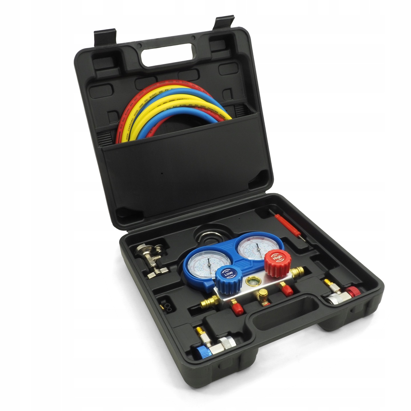 ZESTAW DO SPRAWDZANIA SZCZELNOŚCI KLIMATYZACJI R134A  AZOT 8L REDUKTOR AZOT TYP GCE 40bar