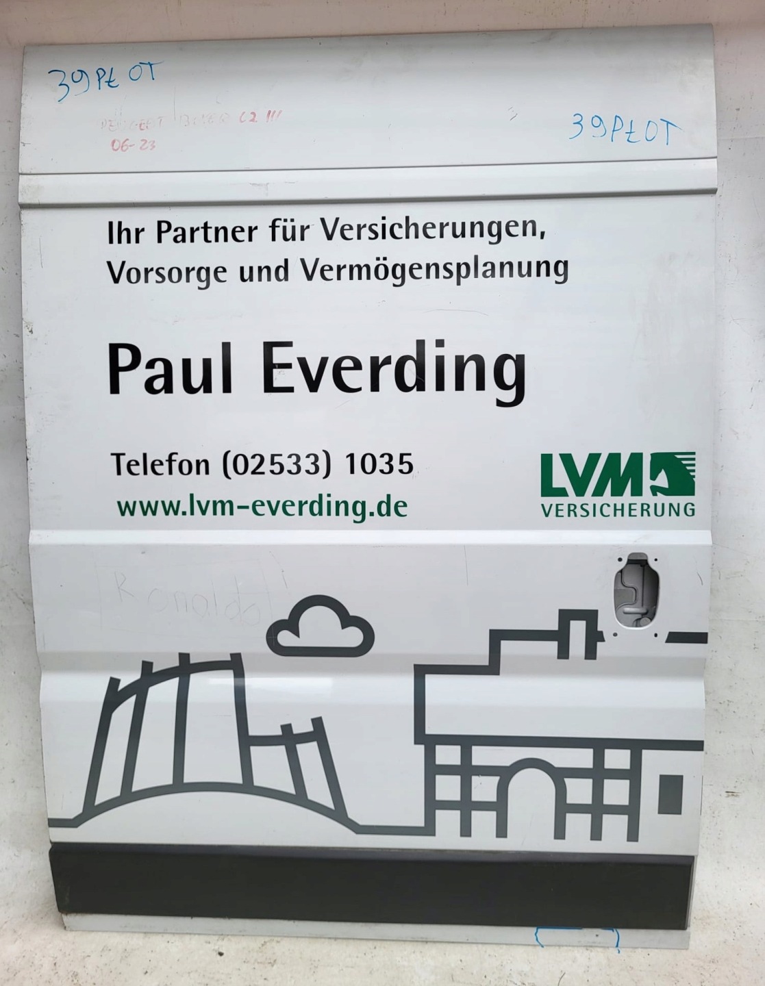 Fiat Ducato ZFA 240 Tür Vorne Rechts Door Porta Porte - Thumbnail 1