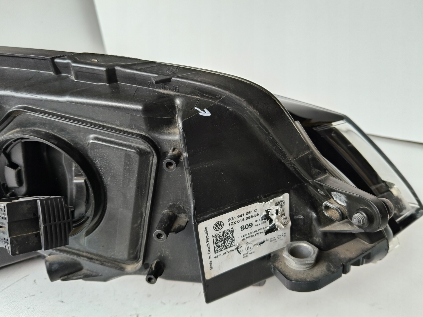 Frontscheinwerfer VW Golf V 5G1941081C Facelift LED Links Scheinwerfer Headlight - Thumbnail 8
