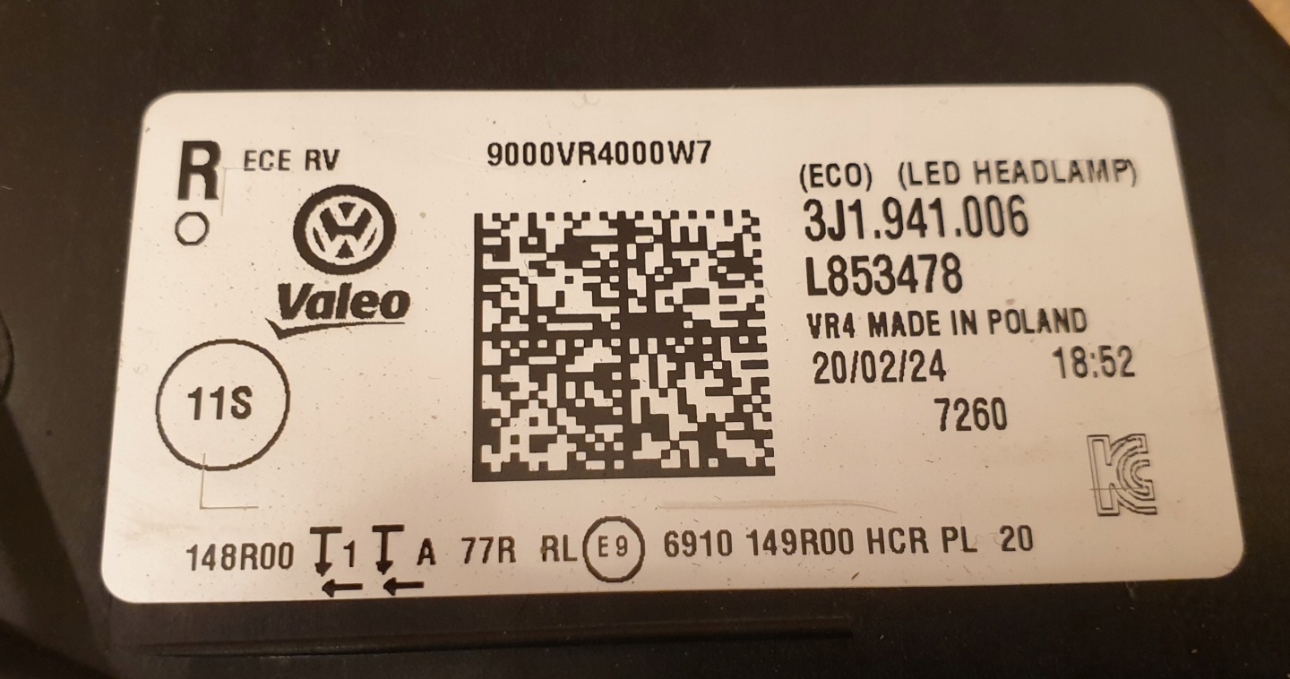 Frontscheinwerfer VW Passat B9 3J1941005AN LED Links Scheinwerfer Headlight - Thumbnail 10