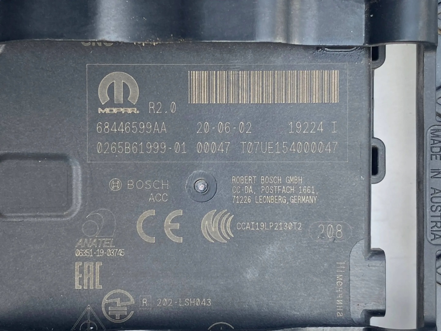 Jeep Compass MX Kühlergrill FRONTGRILL Kühlergitter 68446599AA - Thumbnail 3
