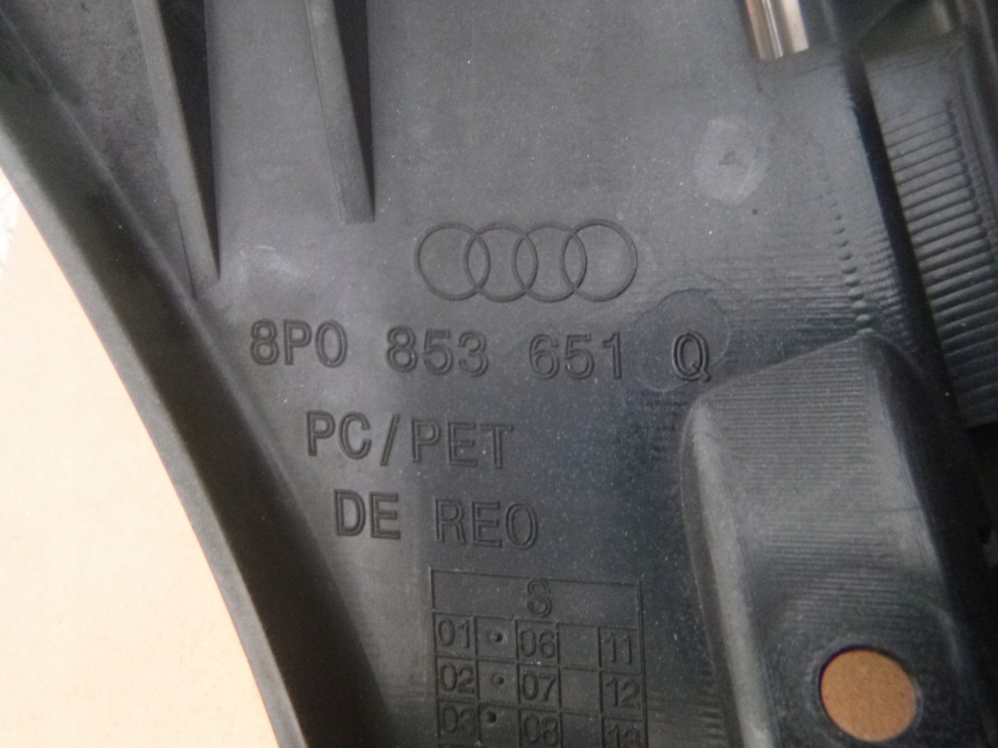 Audi A3 8P0 Kühlergrill FRONTGRILL Kühlergitter 8P0853651 - Thumbnail 5