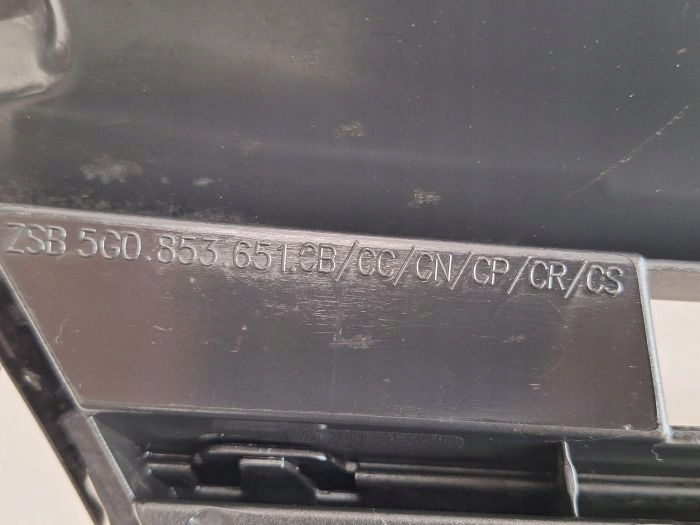 VW Golf V Kühlergrill FRONTGRILL Kühlergitter 5G0853651CC - Thumbnail 9