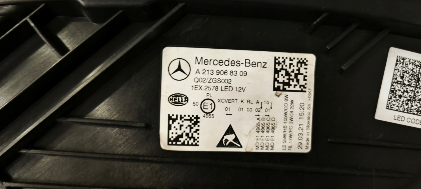 Frontscheinwerfer Mercedes-Benz E-Klasse W213 A2139068309 Multibeam LED Links Headlight - Thumbnail 7