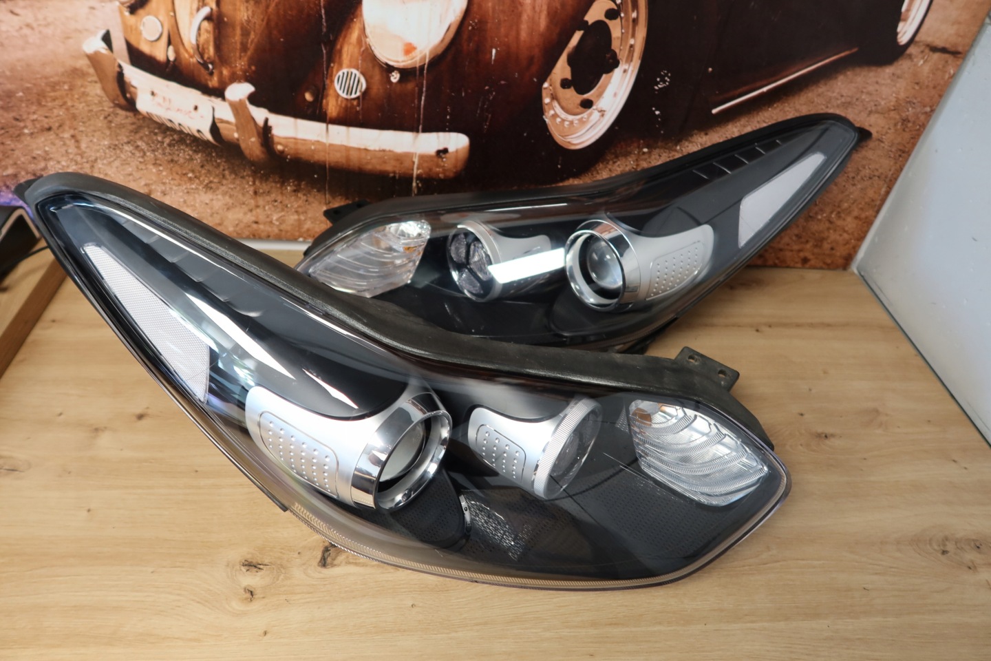 Frontscheinwerfer Kia Sportage JA Bi-Xenon Links Scheinwerfer Headlight - Thumbnail 1