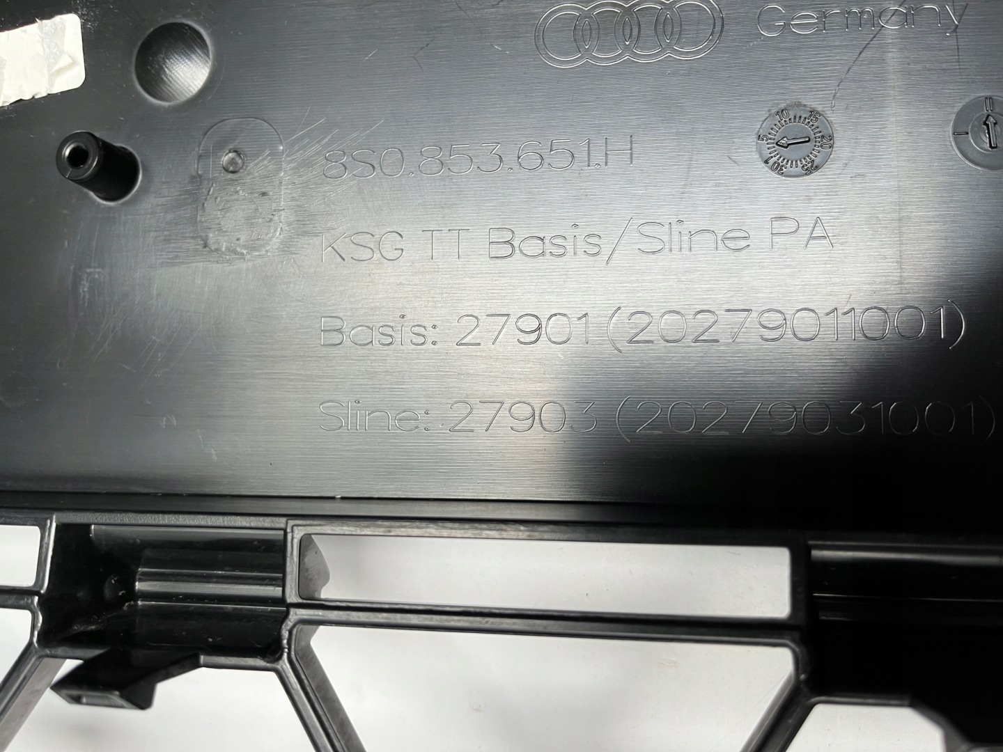 Audi TT 8S Kühlergrill FRONTGRILL Kühlergitter 8S0853651H - Thumbnail 8