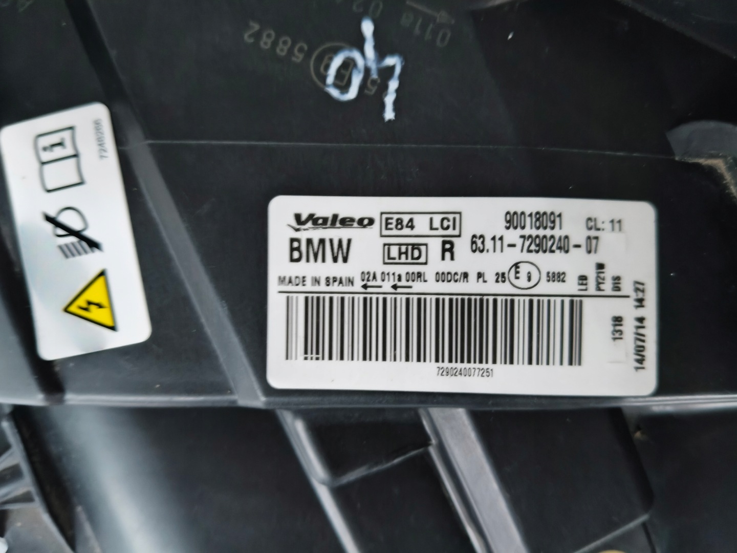 Frontscheinwerfer BMW X1 E84 Facelift Xenon Rechts Scheinwerfer Headlight - Thumbnail 9