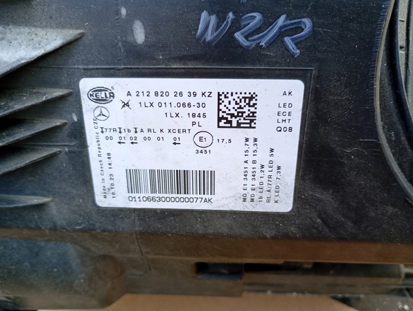 Frontscheinwerfer Mercedes-Benz E-Klasse W212 A2128202539 LED Links Headlight - Thumbnail 7
