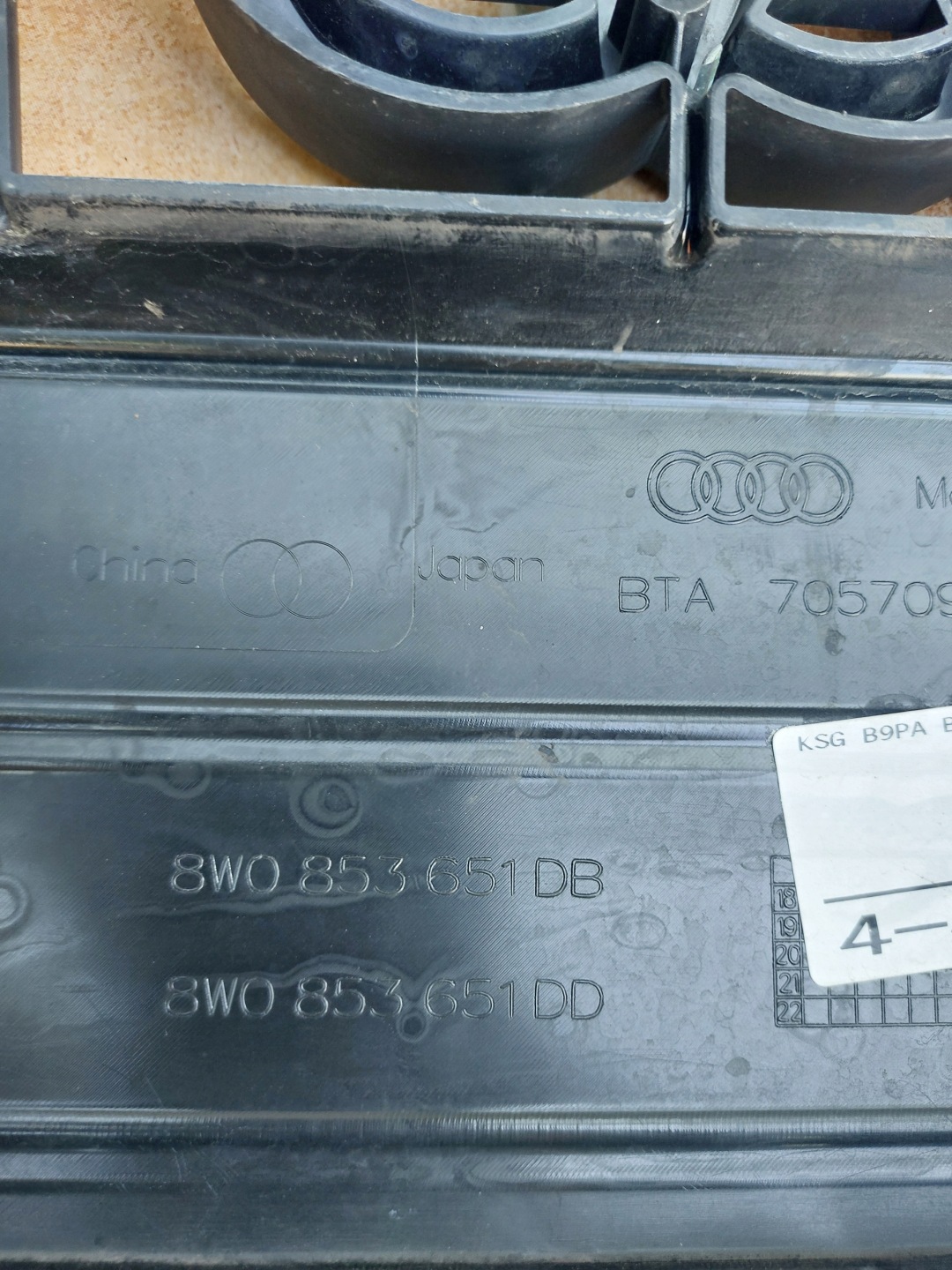 Audi A4 B9 Kühlergrill FRONTGRILL Kühlergitter 8W0853651DB - Thumbnail 9