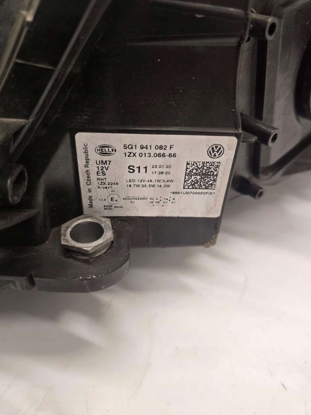 Frontscheinwerfer VW Golf V 5G1941082F LED Rechts Scheinwerfer Headlight - Thumbnail 9