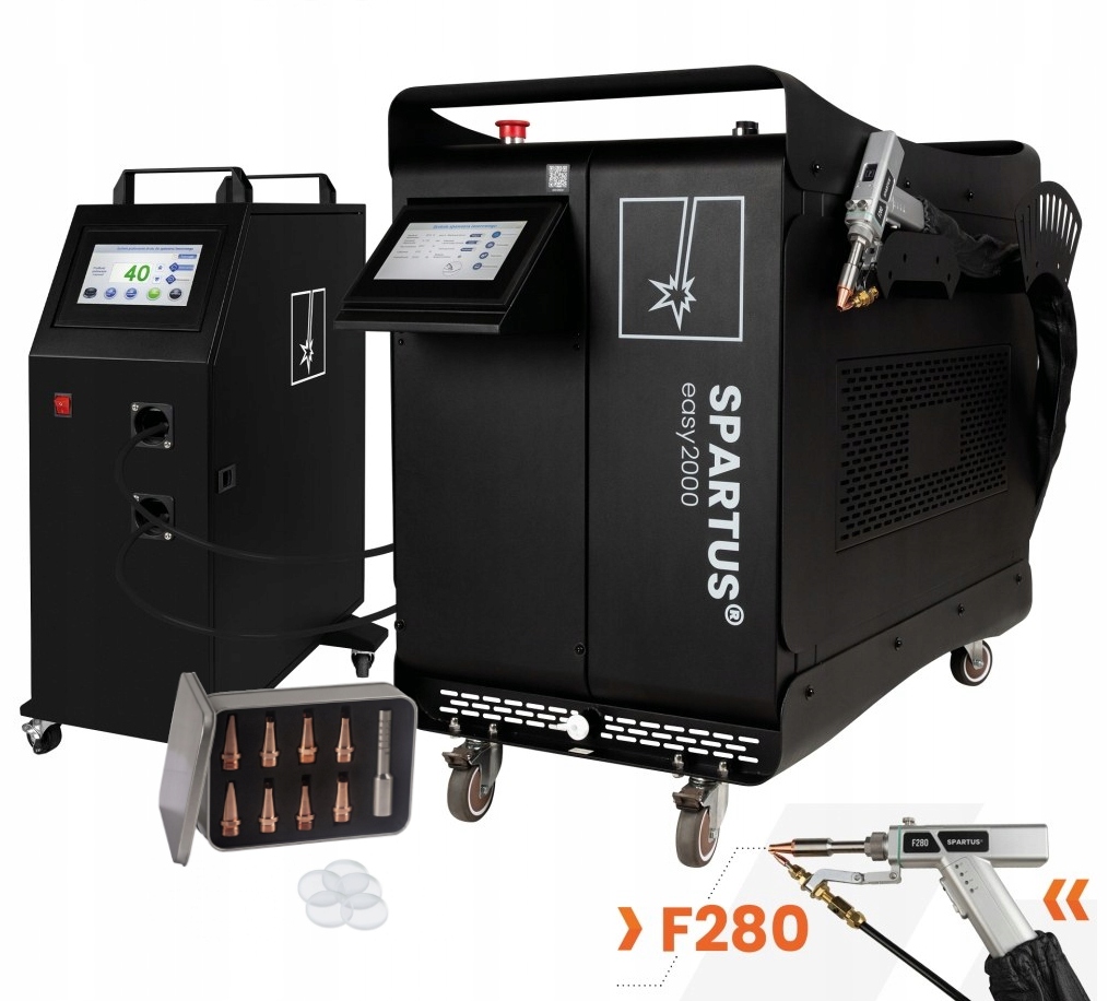 SPAWARKA LASEROWA SPARTUS EASY 2000 Z PODWÓJNYM PODAJNIKIEM