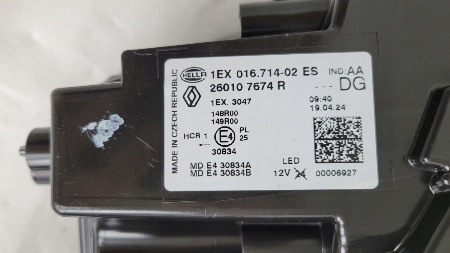 Frontscheinwerfer Renault Captur RJB 2024260107 LED Rechts Headlight - Thumbnail 8