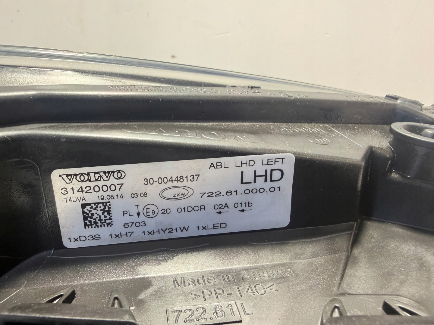 Frontscheinwerfer Volvo S40/S50/V40/V50 V40 40314200 Xenon Links Headlight - Thumbnail 7