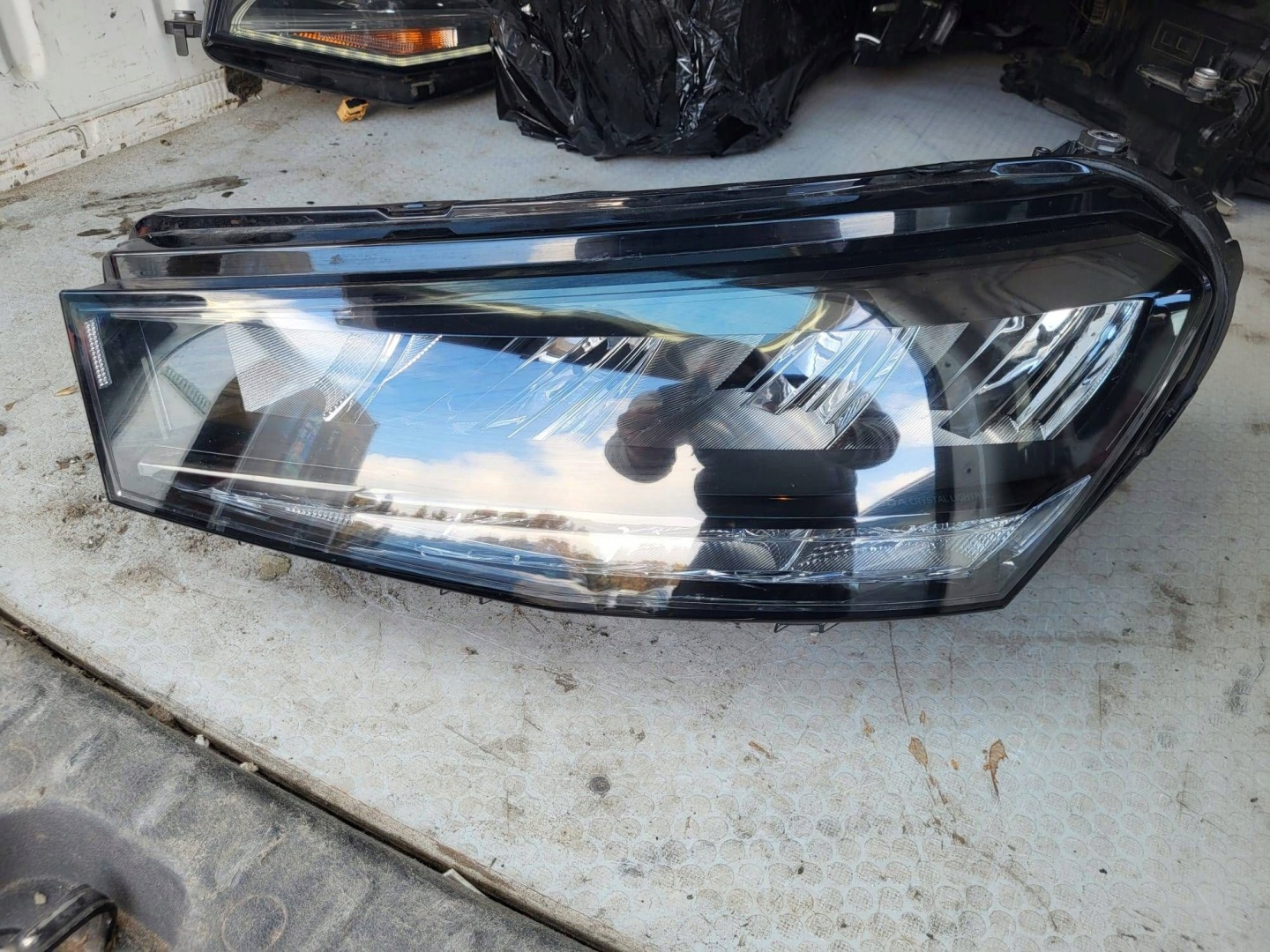 Frontscheinwerfer Skoda Fabia 6VB 6VB941015 LED Links Scheinwerfer Headlight - Thumbnail 1
