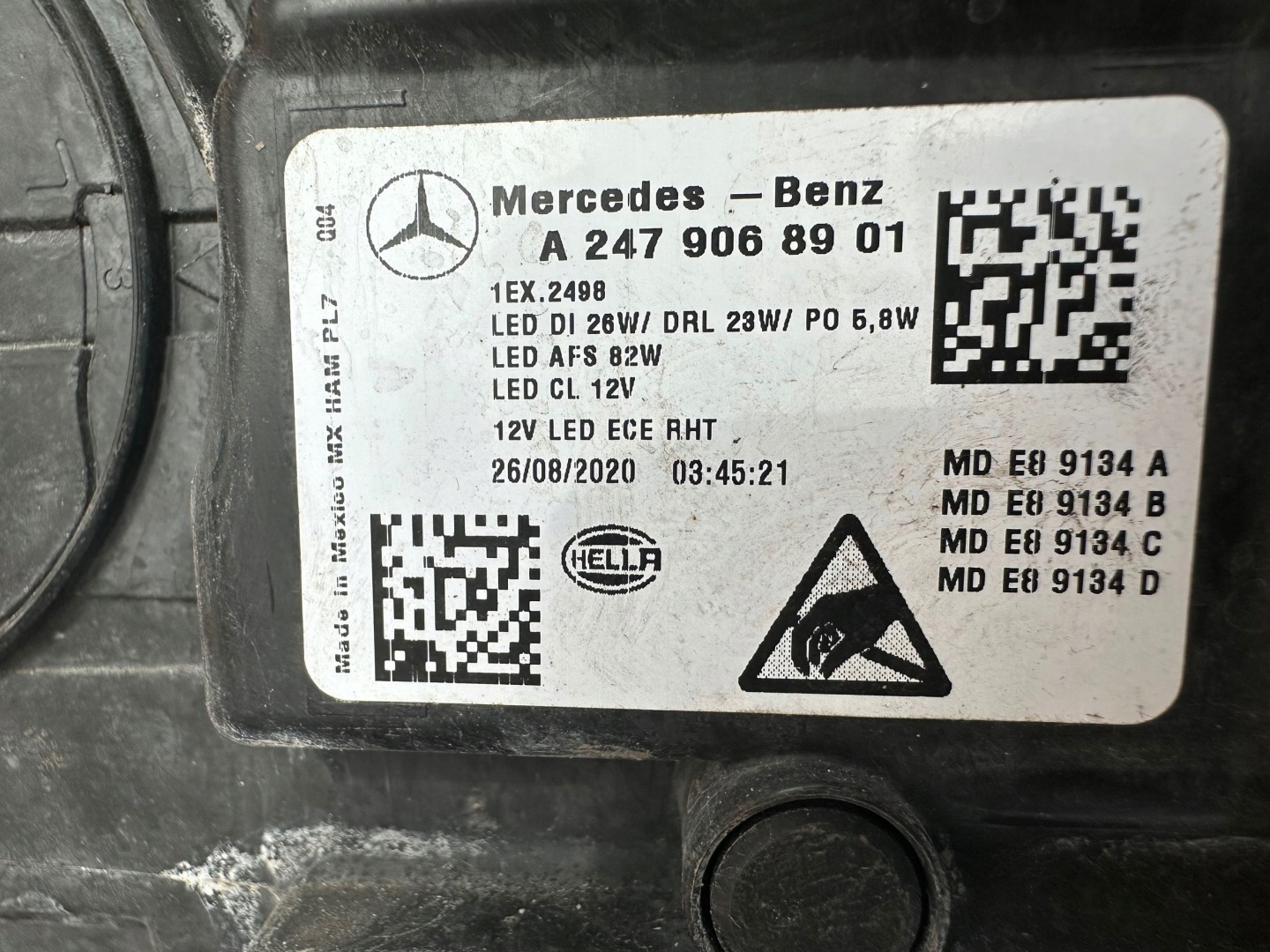 Frontscheinwerfer Mercedes-Benz GLB W247 A2479068901 LED Links Headlight - Thumbnail 8