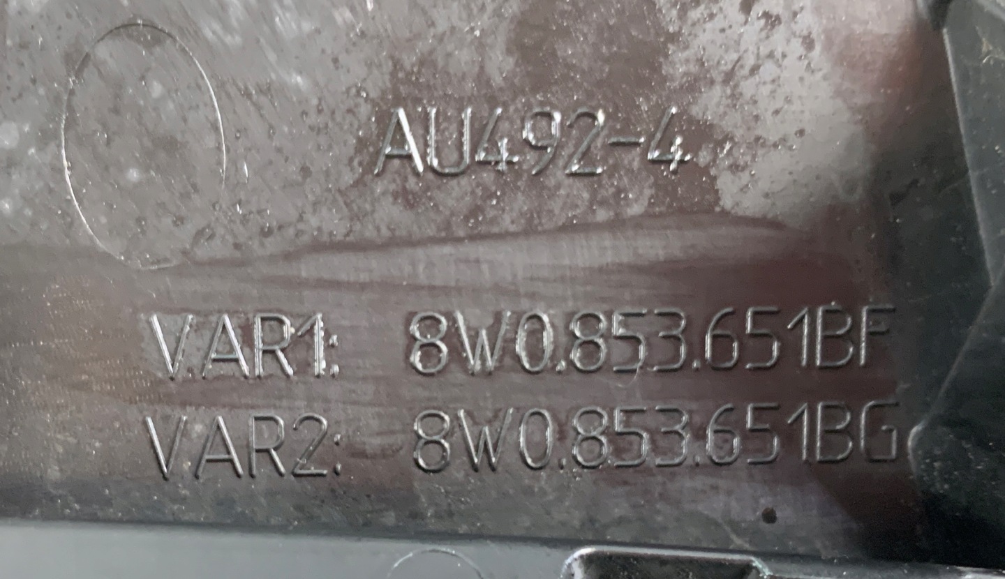 Audi 8W0 Kühlergrill FRONTGRILL Kühlergitter 8W0853651BF - Thumbnail 11