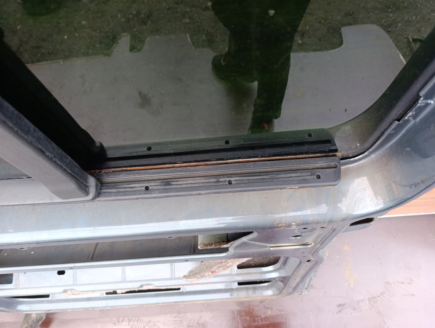VW Transporter T5 Tür Hinten Rechts Door Porta Porte - Thumbnail 12