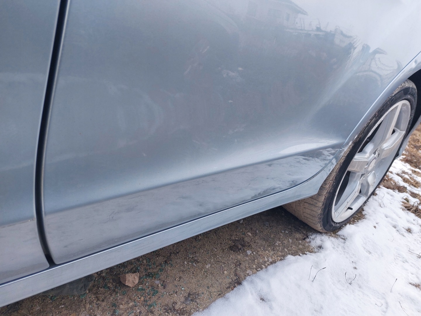 Mercedes-Benz CLS W218 Tür Hinten Links Door Porta Porte - Thumbnail 8