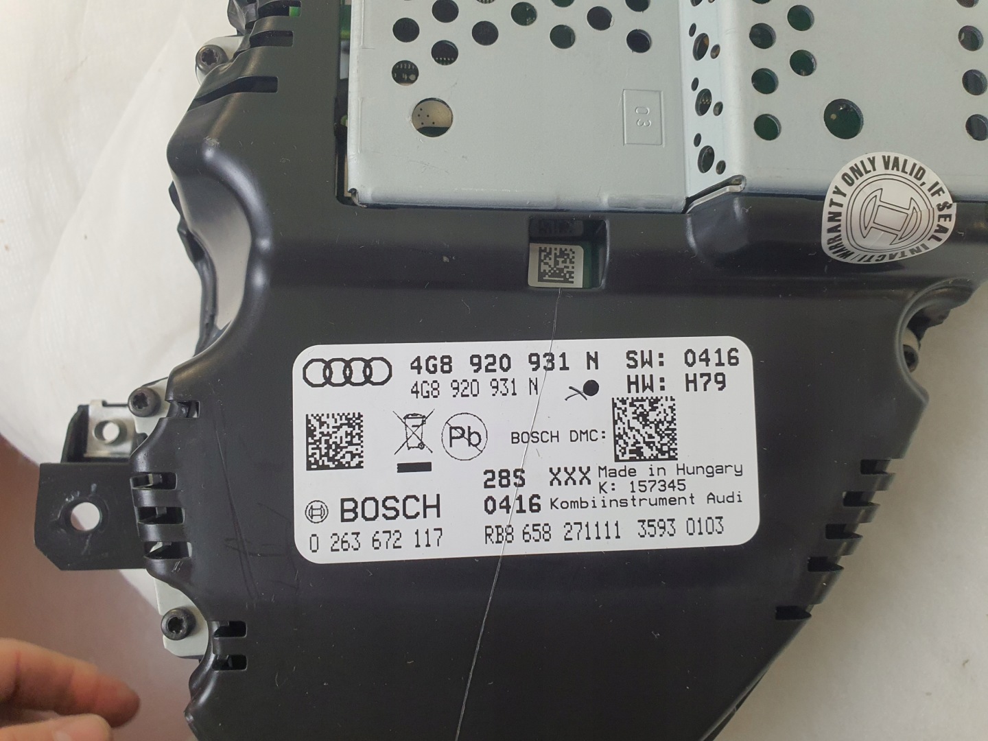 Audi A7 4G8920931N Screen Kombiinstrument Tacho - Thumbnail 5