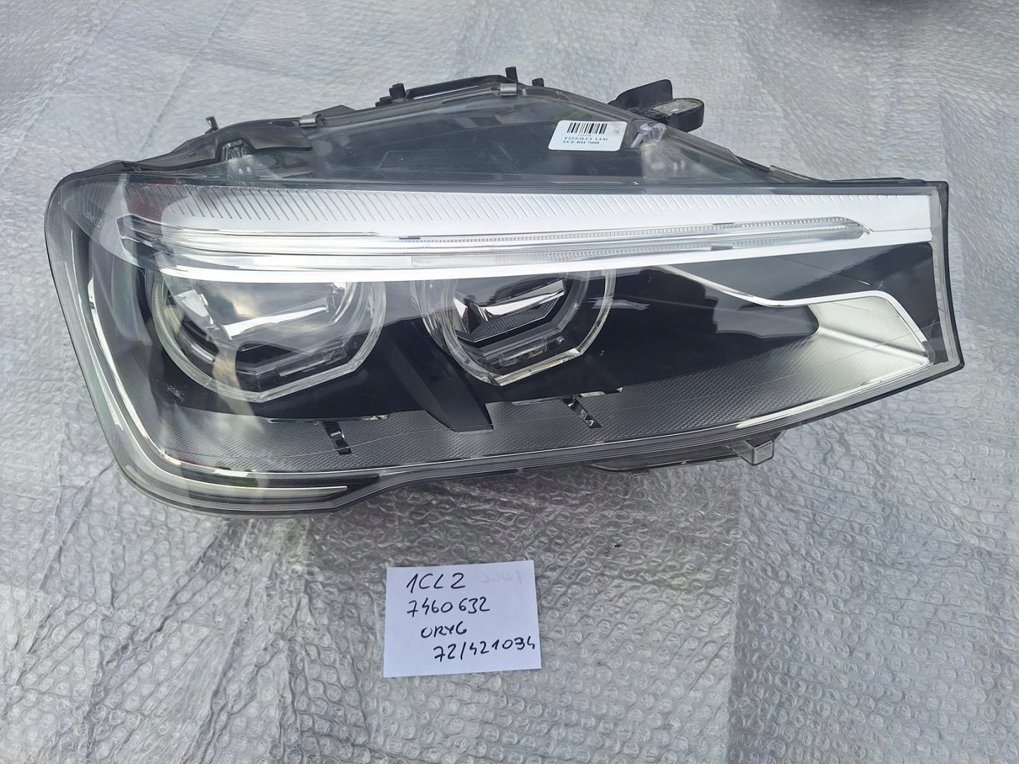 Frontscheinwerfer BMW X3 F25 7460632 LED ADAPTIVE Rechts Scheinwerfer Headlight - Thumbnail 1