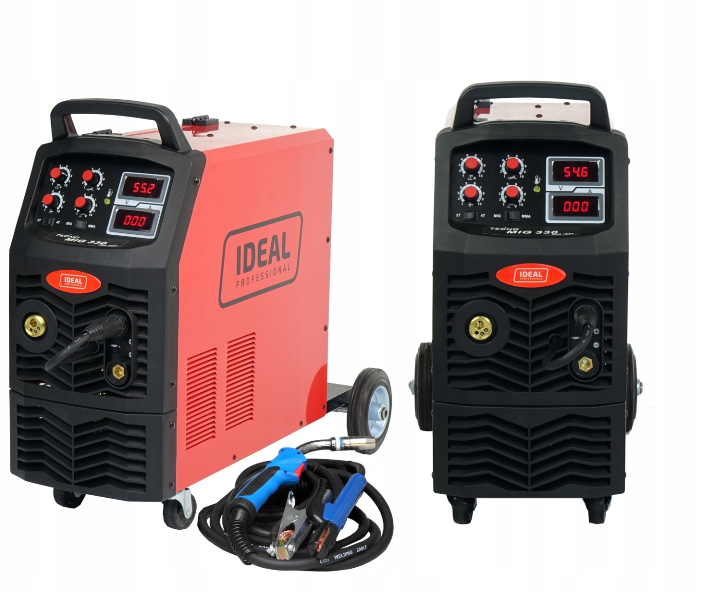 Spawarka IDEAL TECNO MIG 330 4x4 DIGITAL MMA 400V 300A PÓŁAUTOMAT