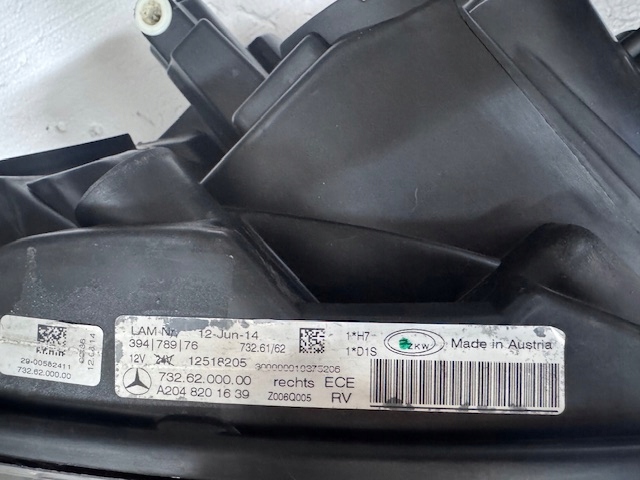 Frontscheinwerfer Mercedes-Benz GLK-Klasse W204 A2048201539 Bi-Xenon Links Headlight - Thumbnail 6