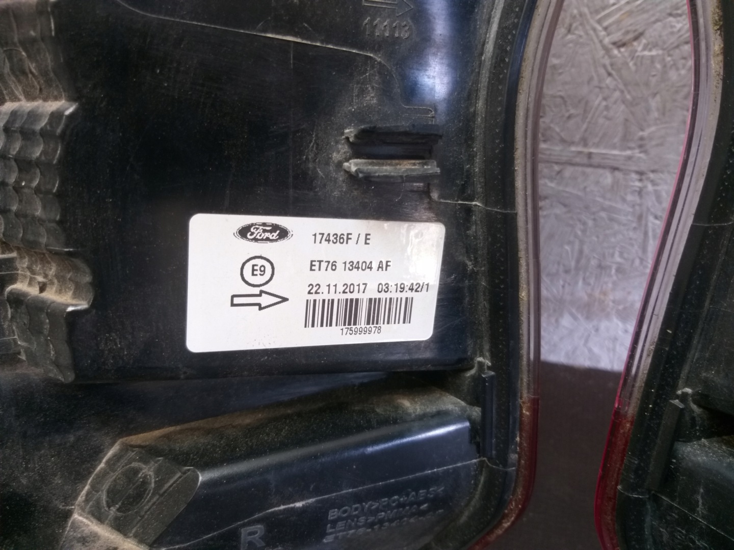 Ford Tourneo Courier 2 Mk2 Rückleuchte ET7613405AFET Rearlamp - Thumbnail 4
