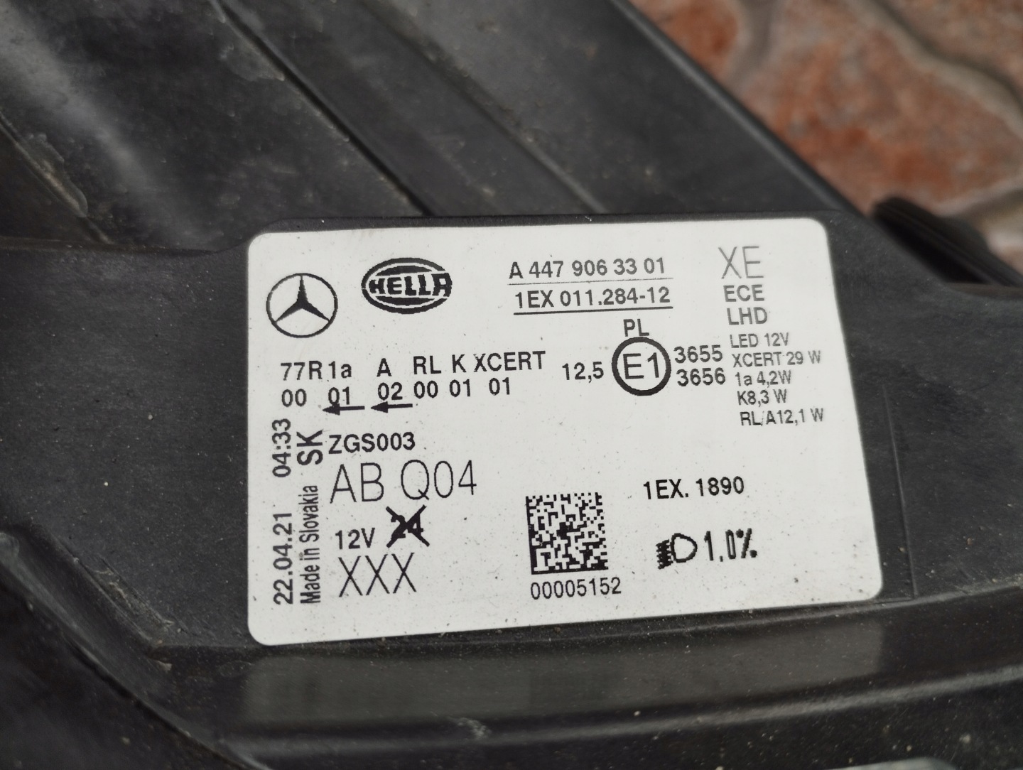 Frontscheinwerfer Mercedes-Benz Vito W447 A4479063301 ILS Links Headlight - Thumbnail 9