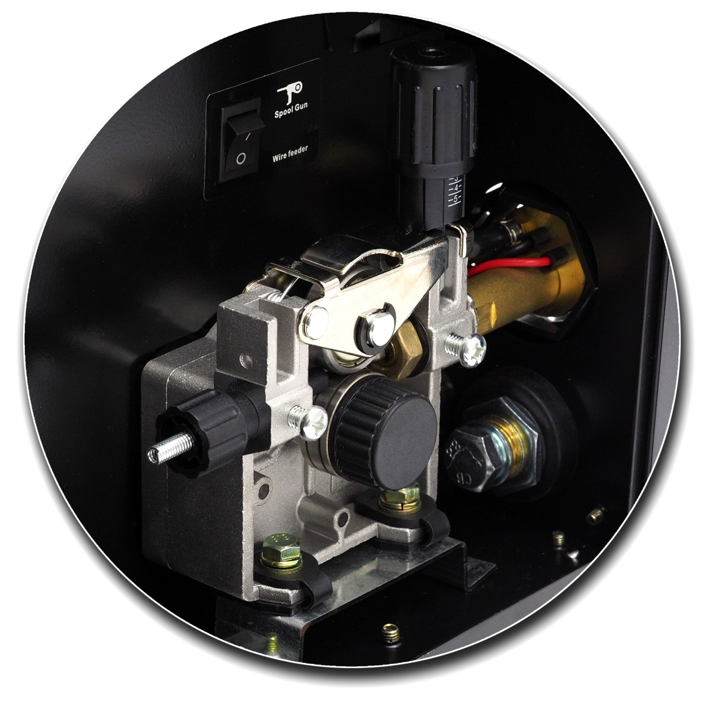 Zestaw MAGNUM MIG 220 ALU/CU LCD SYNERGIA + Butla, Reduktor, uchwyt TIG