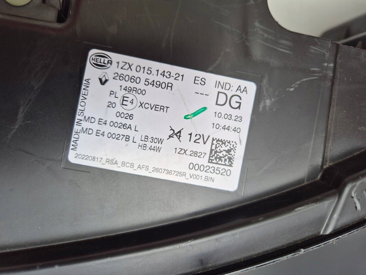 Frontscheinwerfer Renault MĂ©gane I BA.. 260605490R LED Links Headlight - Thumbnail 9
