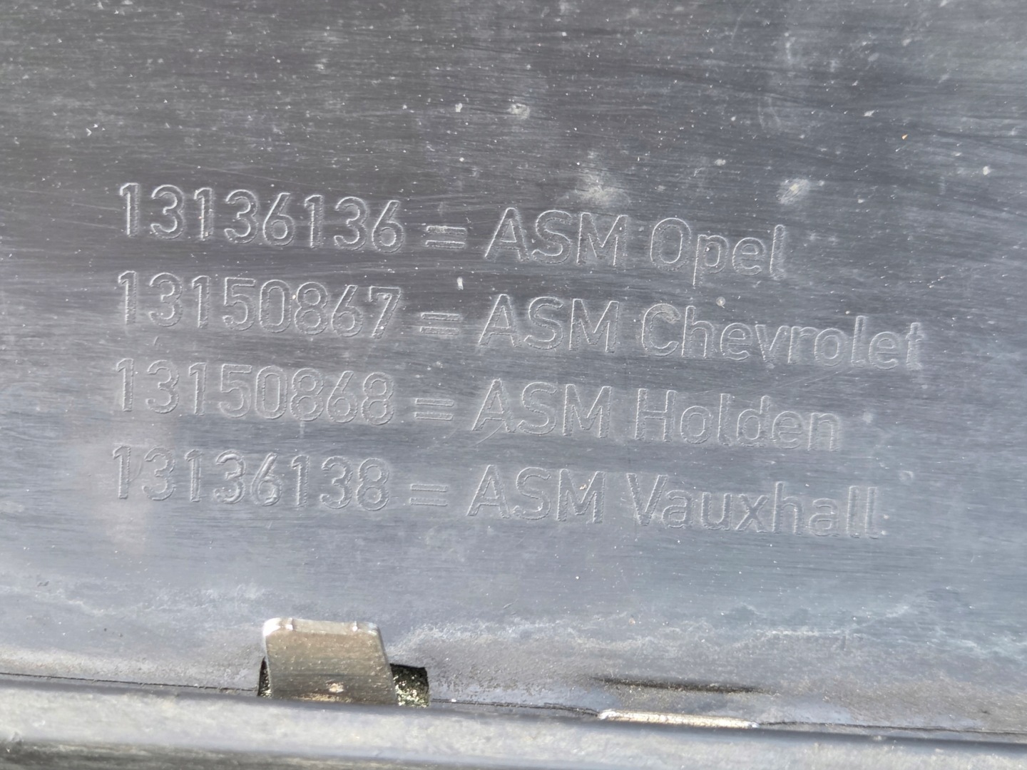 Opel Zafira Kühlergrill FRONTGRILL Kühlergitter 13157590 - Thumbnail 12