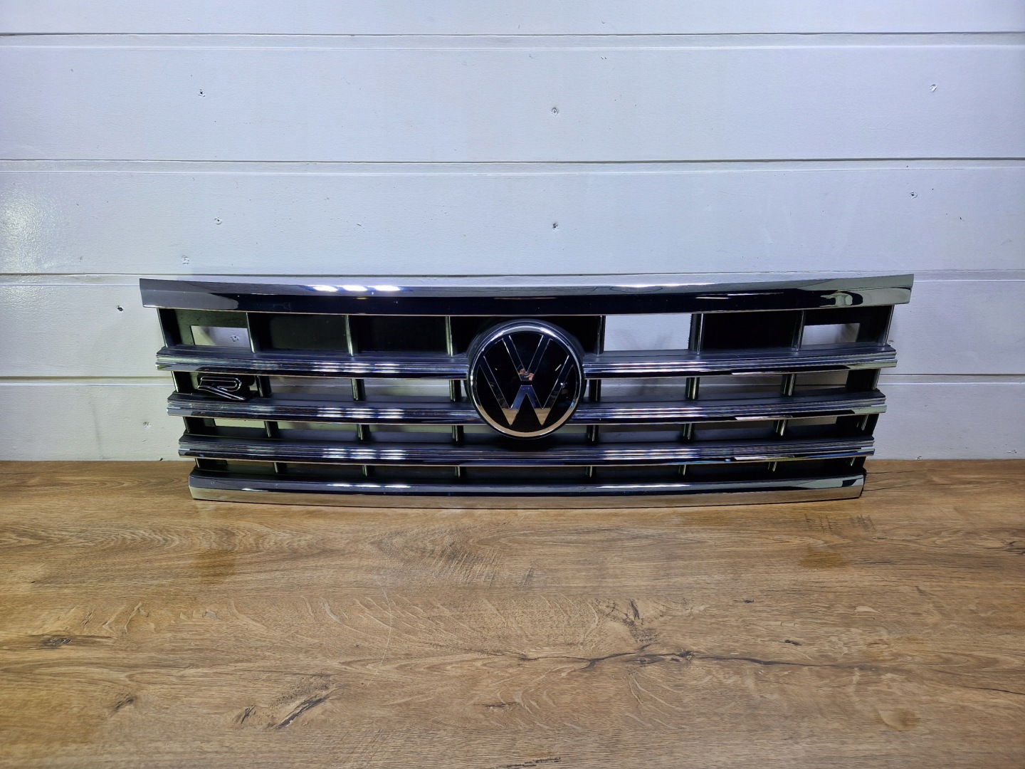VW Touareg I Kühlergrill FRONTGRILL Kühlergitter 760853653E - Thumbnail 1