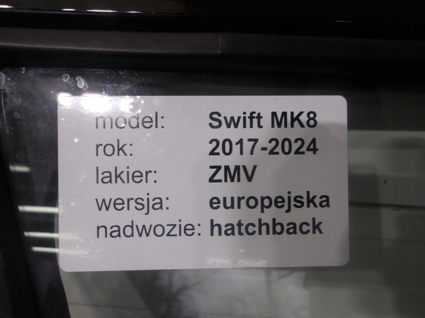 Suzuki Swift I AA Tür Hinten Rechts Door Porta Porte - Thumbnail 6
