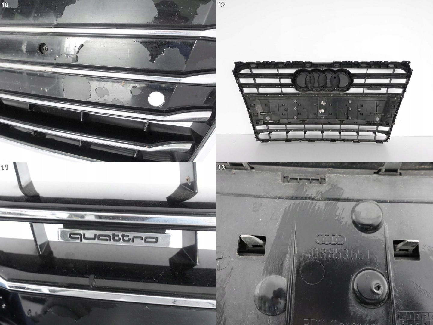 Audi A7 Kühlergrill FRONTGRILL Kühlergitter 4G8853651 - Thumbnail 11