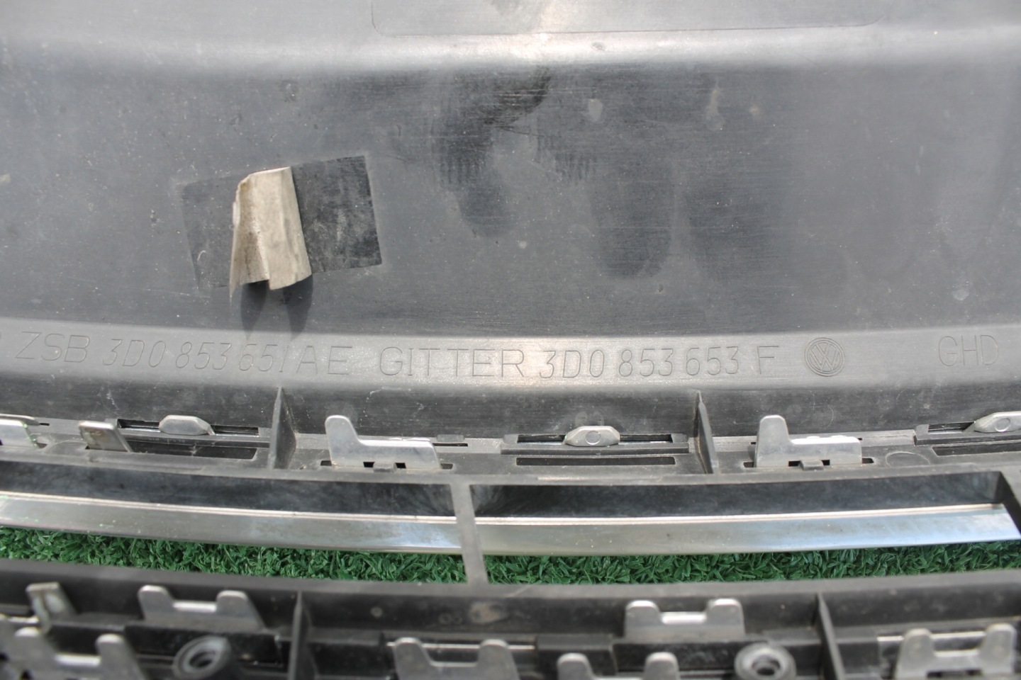 VW Phaeton 3D Kühlergrill FRONTGRILL Kühlergitter 3D0853651AE - Thumbnail 7