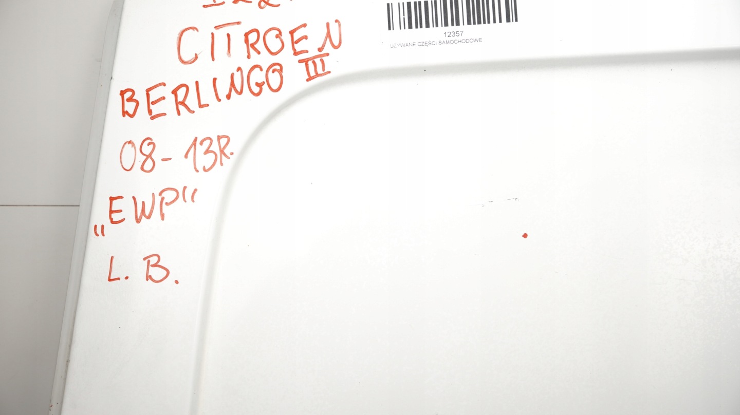 Citroen Berlingo I Tür Hinten Links Door Porta Porte - Thumbnail 9