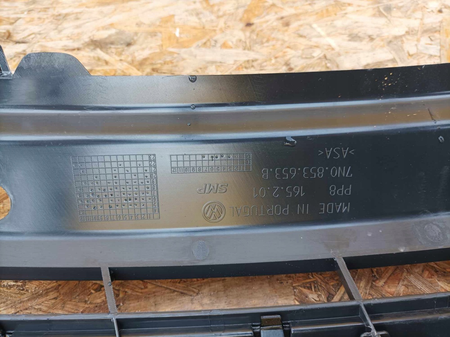 VW Sharan 7N Kühlergrill FRONTGRILL Kühlergitter 7N0853653BG - Thumbnail 10