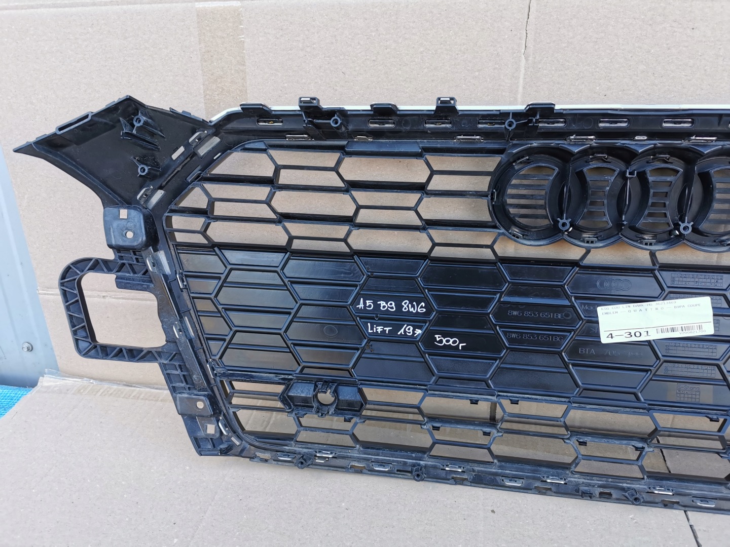 Audi A5 Kühlergrill FRONTGRILL Kühlergitter 8W6853651BE - Thumbnail 12