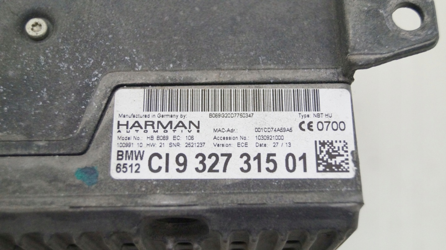 BMW 3 F31 Navigation GPS Navi Radio 9327315 - Thumbnail 5