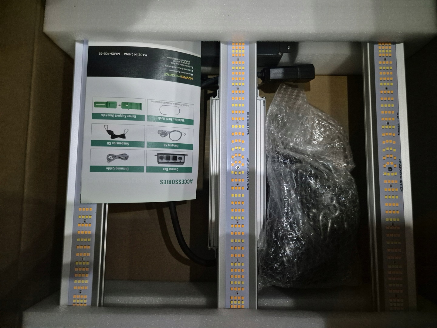 MARS HYDRO MH - 150MA 41B lampa LED do uprawy roślin, 150 W