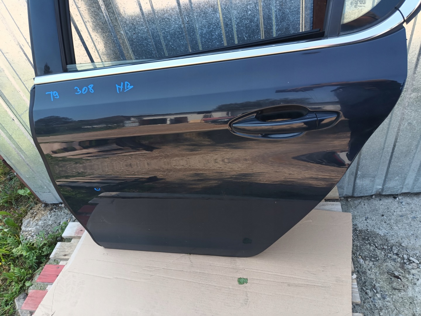 Peugeot 308 F Tür Hinten Links Door Porta Porte - Thumbnail 7