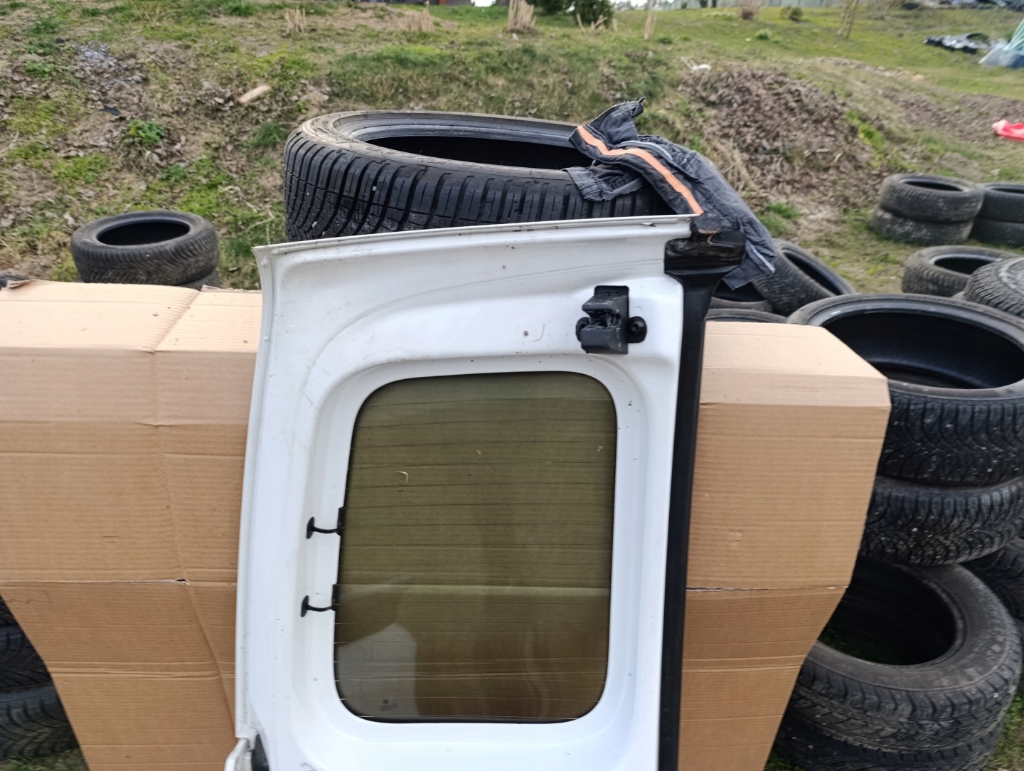 VW Caddy Tür Hinten Rechts Door Porta Porte - Thumbnail 8