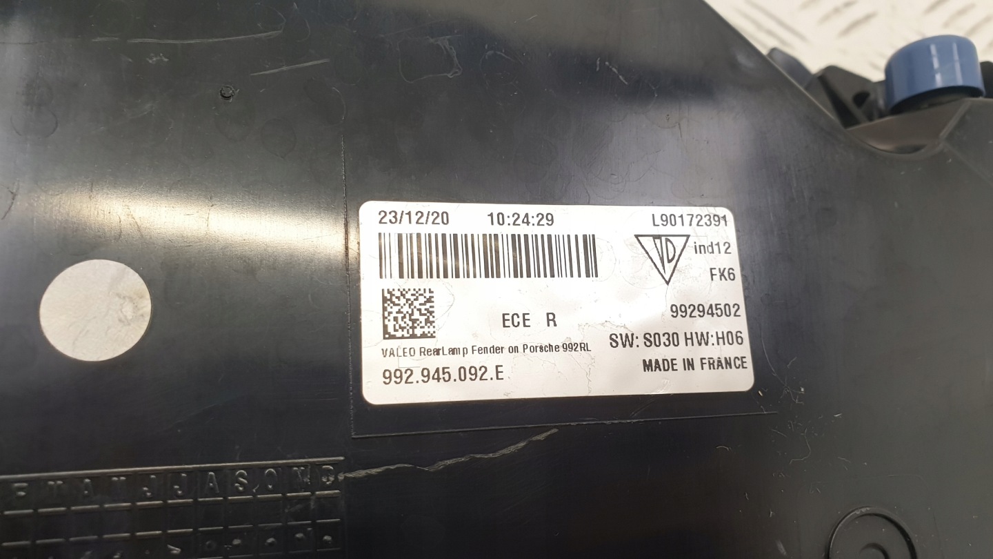 Porsche 911 992 Rückleuchte 992945092 Rearlamp - Thumbnail 10