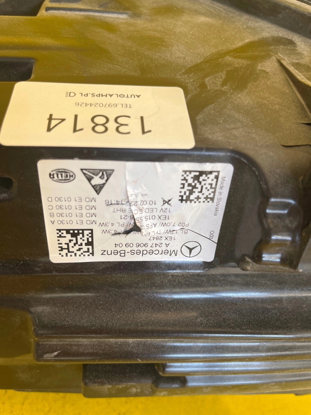 Frontscheinwerfer Mercedes-Benz B-Klasse W247 A2479060904 High Performance LED Links Headlight - Thumbnail 2
