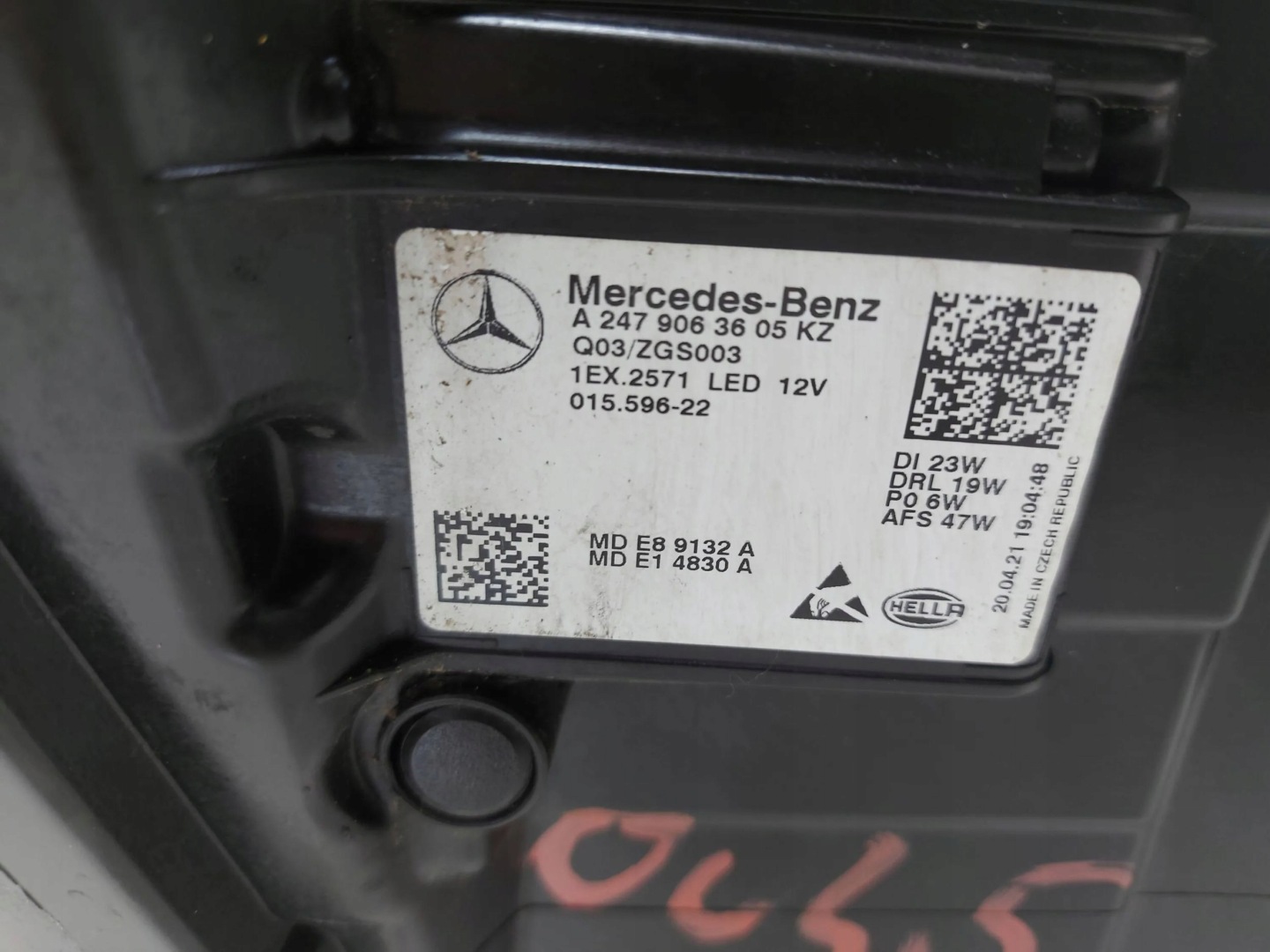 Frontscheinwerfer Mercedes-Benz GLA W247 A2479063605 LED Rechts Headlight - Thumbnail 9