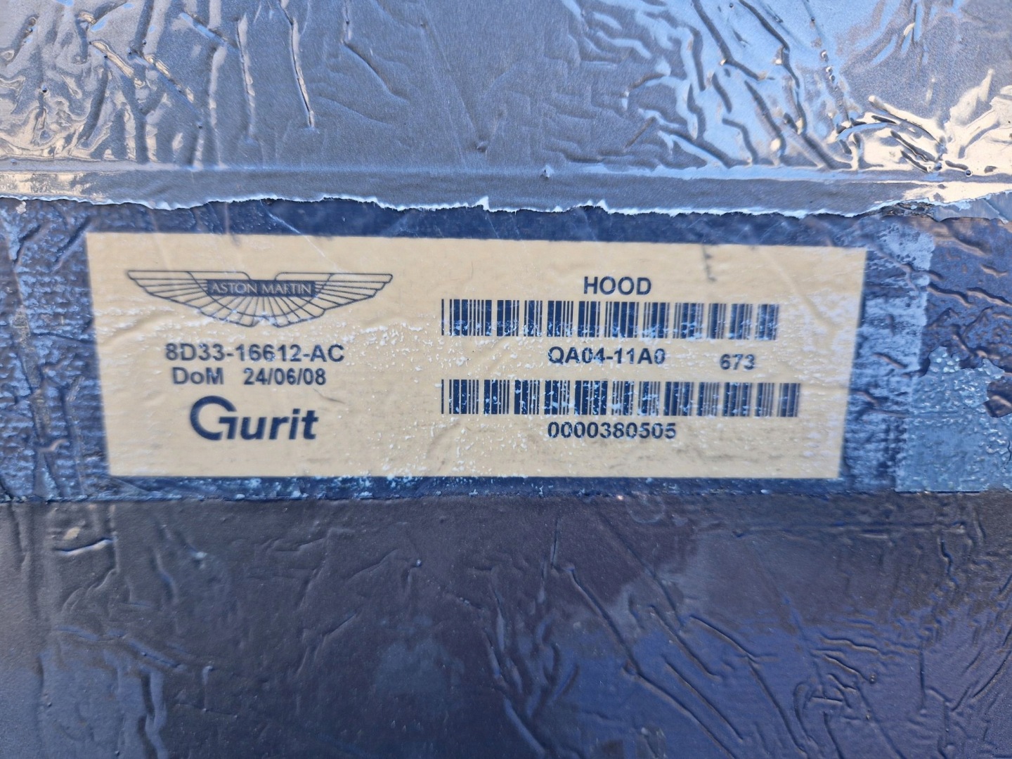 Motorhaube Aston Martin DBS VH1 Bonnet 4G4316615A Hood - Thumbnail 8