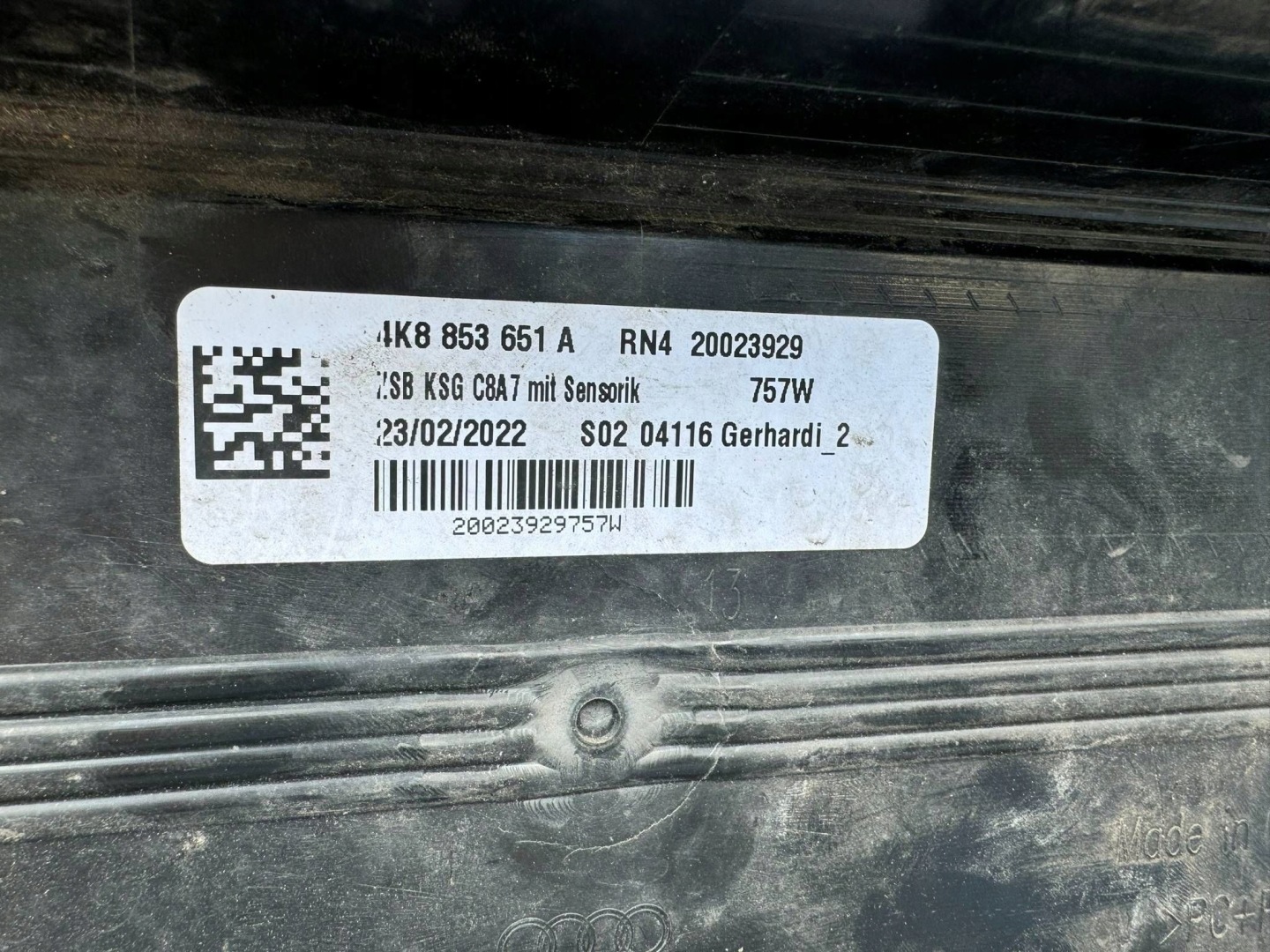 Audi A7 Kühlergrill FRONTGRILL Kühlergitter 4K8853651A - Thumbnail 8