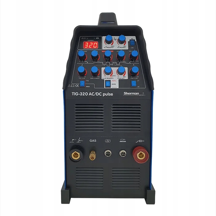 Spawarka TIG SHERMAN 320 AC/DC PULSE 320A 400V HF DO ALUMINIUM INWERTOR