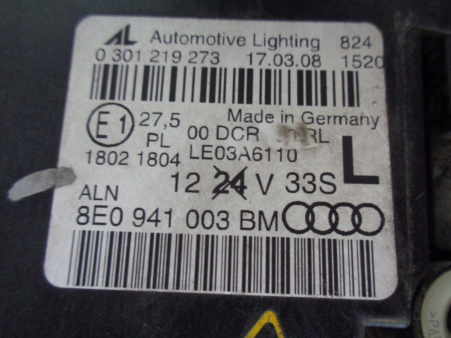 Frontscheinwerfer Audi A4 B7 8E0941003BM Xenon Links Scheinwerfer Headlight - Thumbnail 9